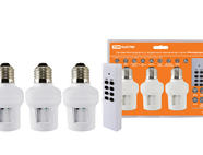 Комплект для беспроводного управления освещением ПУ3-П1.3-Е27 (3 приемника) 