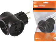 Тройник 3х2П 16А макс. 250B ЕВРО 