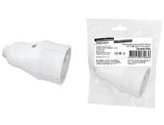 Кабельная розетка 2П б/з белая 10А 250B серии 