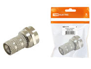 Штекер F RG6, инд. упаковка TDM