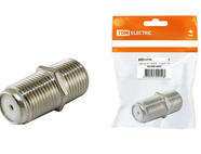 Переходник гнездо F - гнездо F, инд. упаковка TDM