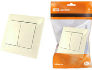 Выключатель 2-х кл. 10А сл. кость 