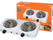 Электроплитка двухконф.ЭПС2 230 В, 2х1 кВт, спираль, белая, TDM