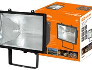 Прожектор ИО1000 галогенный черный IP54 TDM