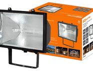 Прожектор ИО1500 галогенный черный IP54 TDM