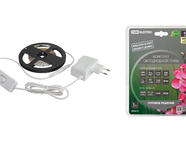 Комплект светодиодной ленты SMD2835-60 LED/м-12 В-4,8 Вт/м-IP20-3000 К (3 м), 18 Вт TDM
